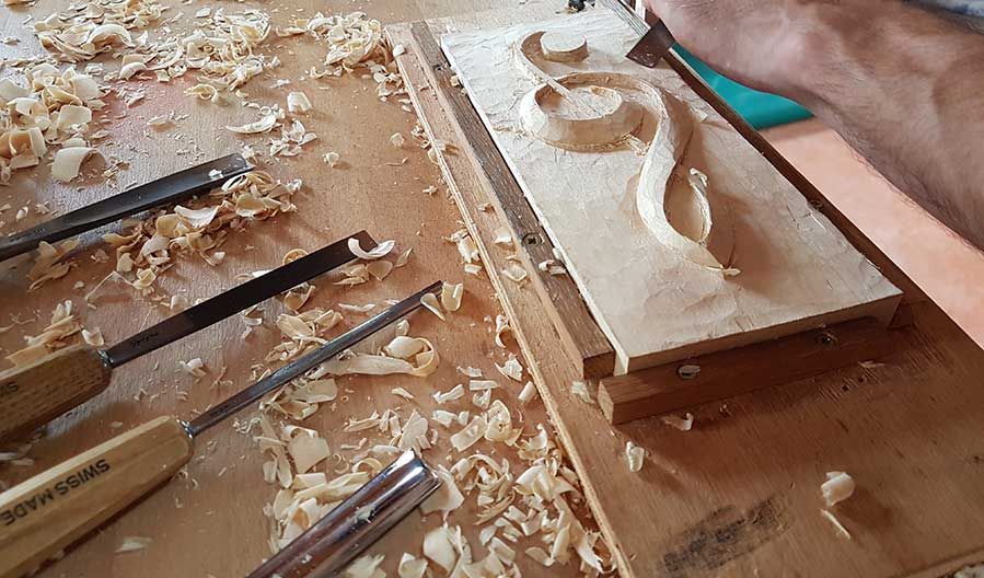 Atelier de sculpture sur bois
